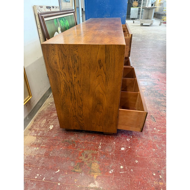 Wood Mid Century Modern Henredon Artefacts Dresser For Sale - Image 7 of 10