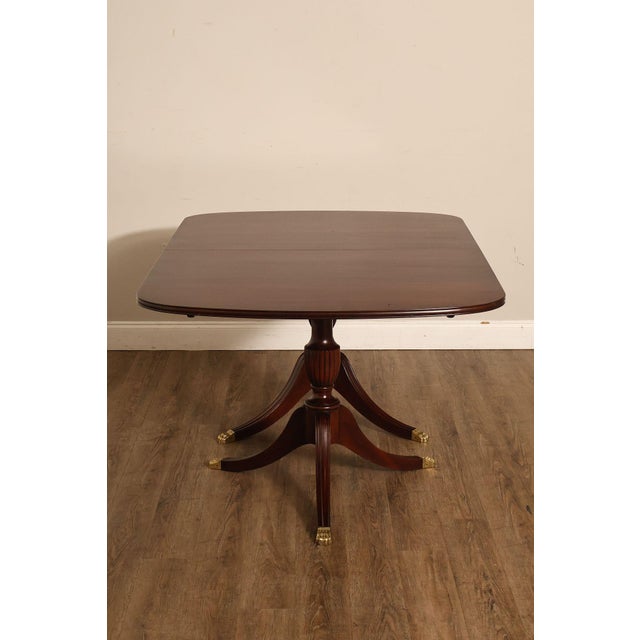 Henkel Harris Double Pedestal Mahogany Dining Table For Sale - Image 17 of 18