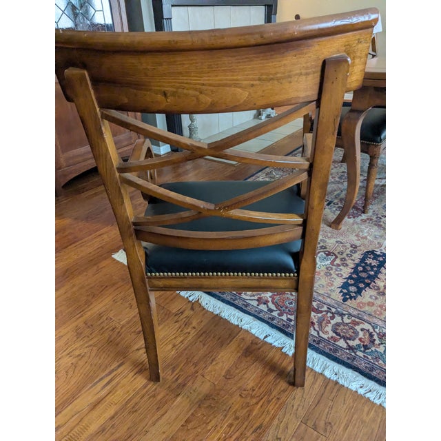2002 Baker Milling Road Italian Provincial Maple Dining Set - 9 PCS For Sale - Image 10 of 14