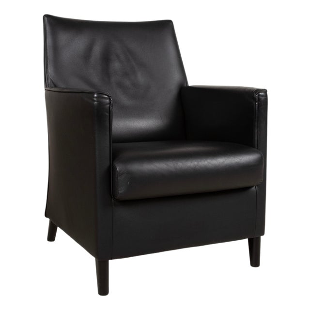Chair in Black Leather from Wittmann For Sale