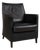 Chair in Black Leather from Wittmann For Sale