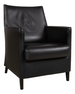 Chair in Black Leather from Wittmann