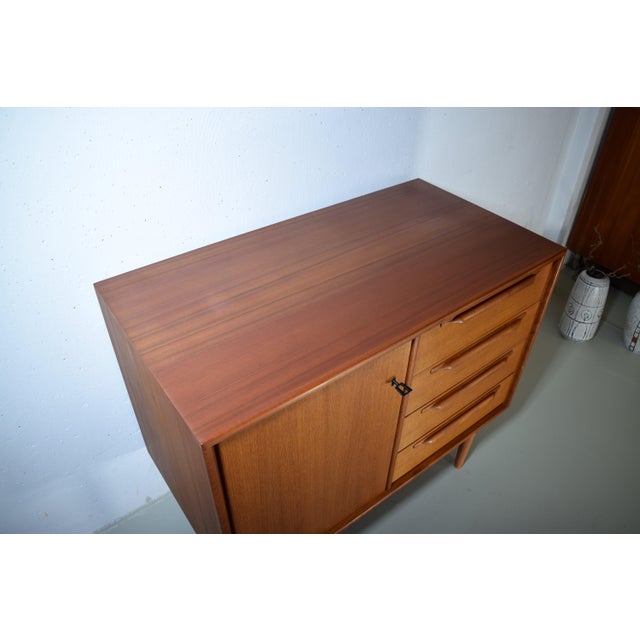 Wood Mid-Century Modern Teak Sideboard by Heinrich Riestenpatt, 1960s For Sale - Image 7 of 13