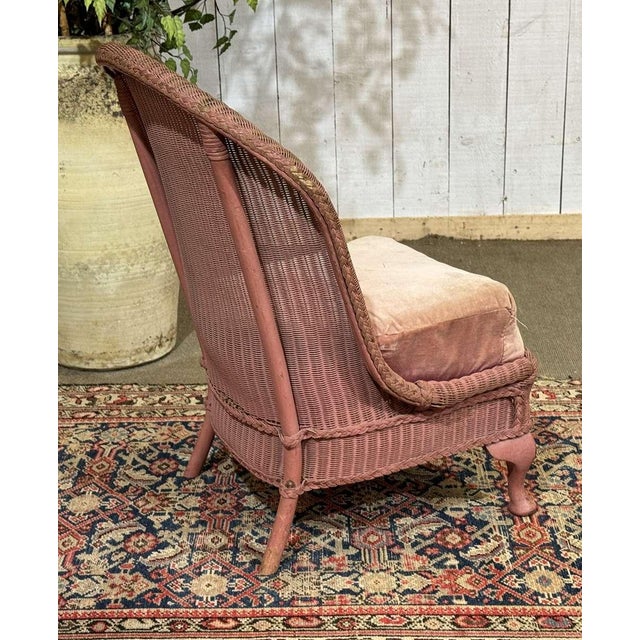 English Lounge Chair from Lloyd Loom Company, 1930s For Sale - Image 6 of 9