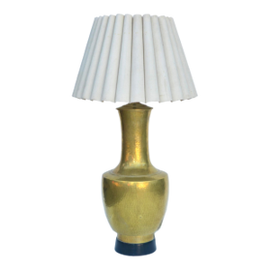 Hollywood Regency Chinoiserie Brass Table Lamp James Mont Style