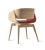 Contemporary 4th Armchair with Soft Red Seat by Almost For Sale - Image 3 of 5