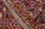 Red 1970s Vintage Rustic Soumak Zachary Rust/Blue Wool Rug - 5'7'' X 7'10'' For Sale - Image 8 of 9