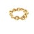 Contemporary Late 20th-Century 14k Yellow Gold Combination Texture Bracelet For Sale - Image 3 of 5