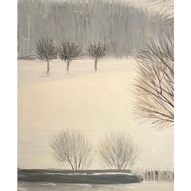Claude Sauthier, Meadows of Romont, Vaud, Oil on Wood, 1970s For Sale - Image 7 of 11