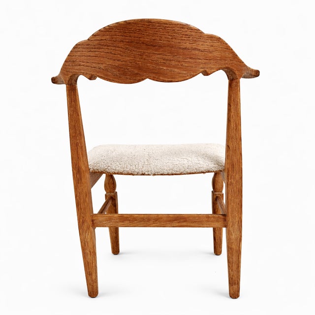 Mid-Century Danish Oak Dining Chairs by Henning Kjærnulf, 1960s, Set of 6 For Sale - Image 4 of 12