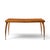 Wood Gio Ponti Style Mid Century Italian Walnut and Brass Expanding Dining Table With 2 Leaves For Sale - Image 7 of 13