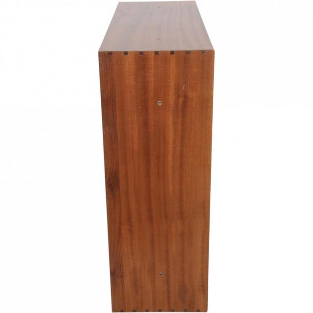 Wood Bookcase in Mahogany by Mogens Koch, 1980s For Sale - Image 7 of 12