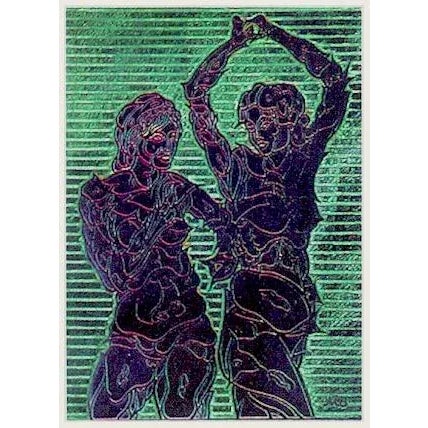 Two Women Dancers Martin Barooshian Year: circa 1980 Size: 36 in. x 24 in. Etching, signed and numbered in pencil 175