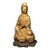 Vintage Gilt Bronze Guanyin Statue in Royal Ease Pose - Asian Buddhist Sculpture For Sale