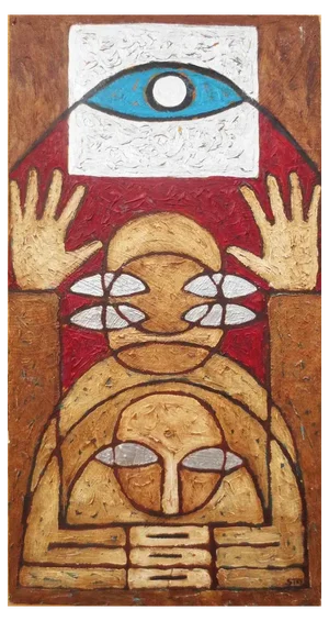 Salvatore Travascio, Senza Titolo, Oil Painting, 1991