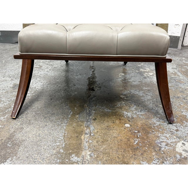 Thomas Pheasant for Baker Athena Leather Armchair For Sale - Image 11 of 12