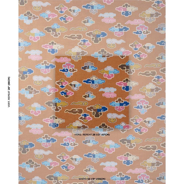 Cristina Buckley was inspired by a chinoiserie document in her personal collection when she conjured this colorful,...