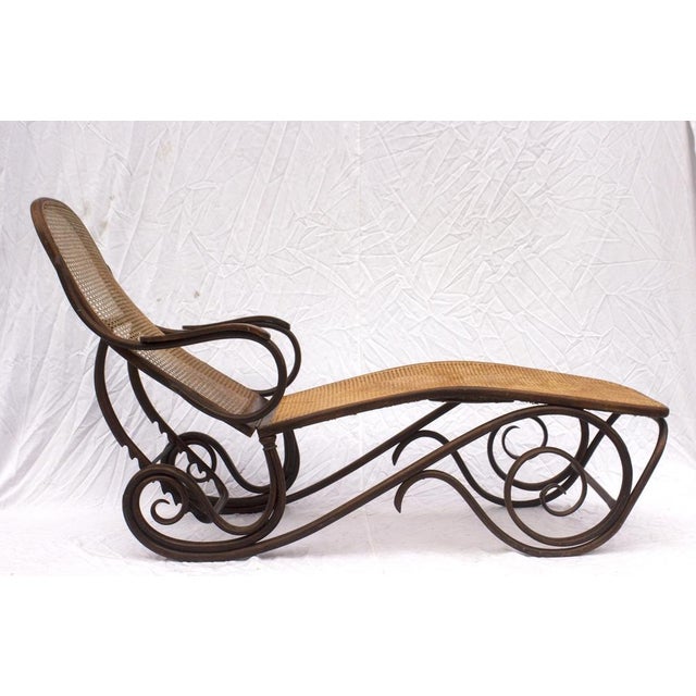 Bentwood Reclining Daybed from Gebrüder Thonet,1890s For Sale - Image 17 of 18