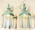 American Elegant Pair of Vintage Brass Wall Lanterns - 22”x 9”.5 X 10” For Sale - Image 3 of 16