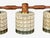 1950s Swedish Modern, Three Light Pendant Light, Teak, Glass, Sweden For Sale - Image 10 of 11
