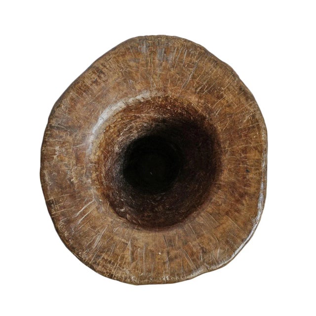 Vintage Naga Wood Pestle Pot For Sale - Image 4 of 6