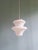 Large Art Deco Pendant Light in White Opaline, 1920s-1930s For Sale - Image 11 of 12