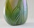 A Vintage Art Nouveaux-Style, Signed Iridescent Thick and Solid "Feather," Vessel/ Vase For Sale - Image 13 of 18
