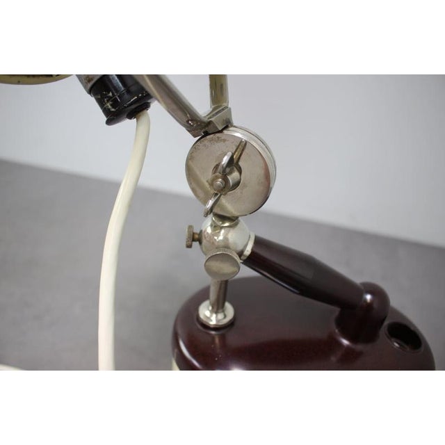 Metal Vintage Bauhaus German Sun Lamp from Hanau Quartz, 1930s For Sale - Image 7 of 11