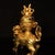 Late 20th Century Gilt Bronze Lion Incense Burner Censer With Openwork Lid For Sale - Image 5 of 9