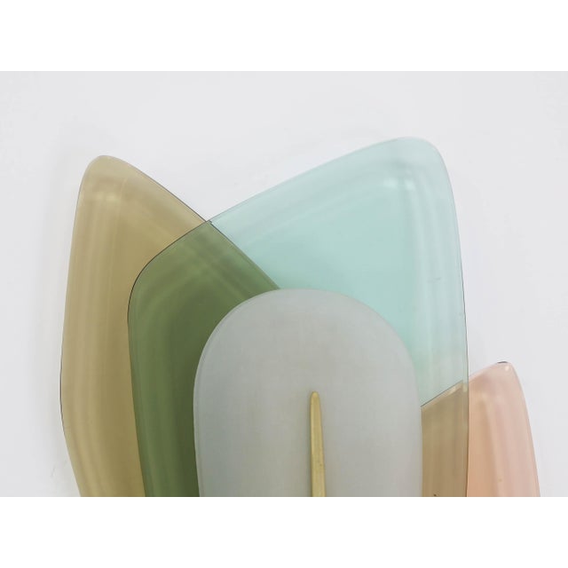 Large Wall Sconces by Max Ingrand for Fontana Arte, Italy, 1955, Set of 2 For Sale - Image 6 of 14