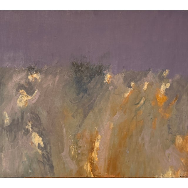 1960s River Landscape, 20th Century, Oil Painting on Canvas For Sale - Image 5 of 7