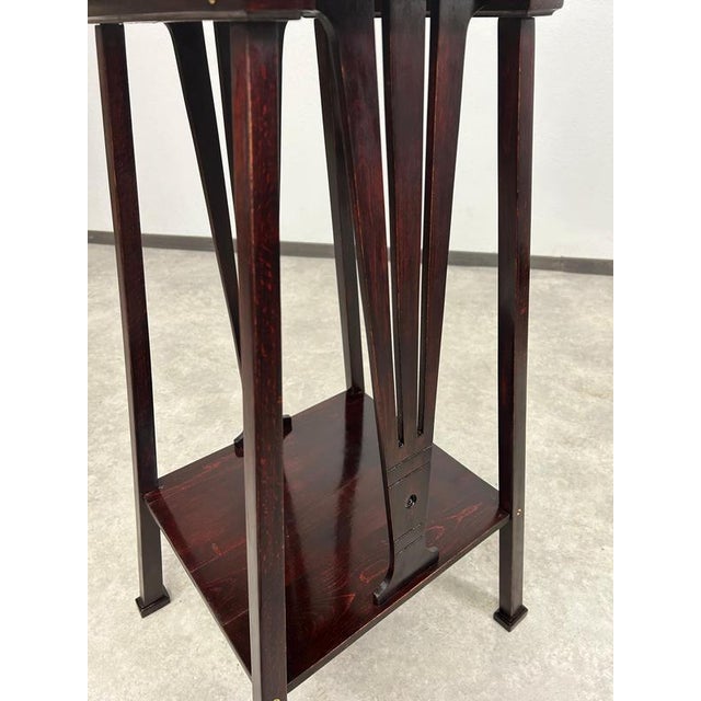 Black Secession No.9533 Plant Stands attributed to Marcel Kammerer for Thonet, 1890s, Set of 2 For Sale - Image 8 of 13
