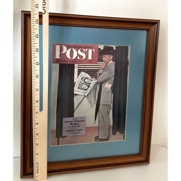 1940s Norman Rockwell “Colonel Primrose Mystery"Saturday Evening Post November 4, 1944 For Sale - Image 5 of 5