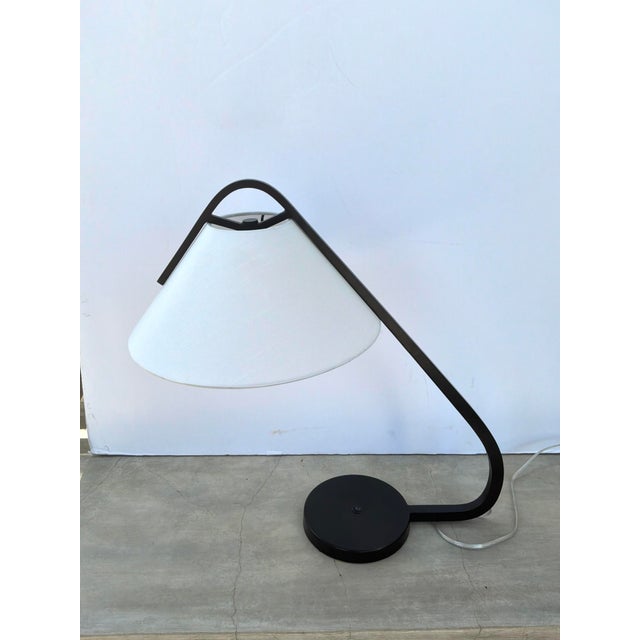 Currey & Co Frey Black Desk Lamp For Sale In Atlanta - Image 6 of 7