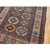Early 20th Century 1900s Multicolor Hexagonal Antique Caucasian Kazak Rug 4' X 9' Handknotted Wool Carpet For Sale - Image 5 of 5