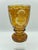 Chalices in Hand-Cut Amber Crystal by Moosbauer Nördlingen, 1950s, Set of 2 For Sale - Image 6 of 18