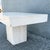 Vintage Polished Travertine Rectangular Side Table For Sale In West Palm - Image 6 of 8