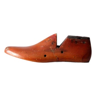 Early 20th Century Wooden Cobbler’s Shoe Form For Sale