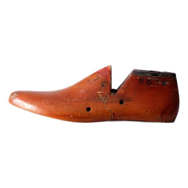 Early 20th Century Wooden Cobbler’s Shoe Form For Sale