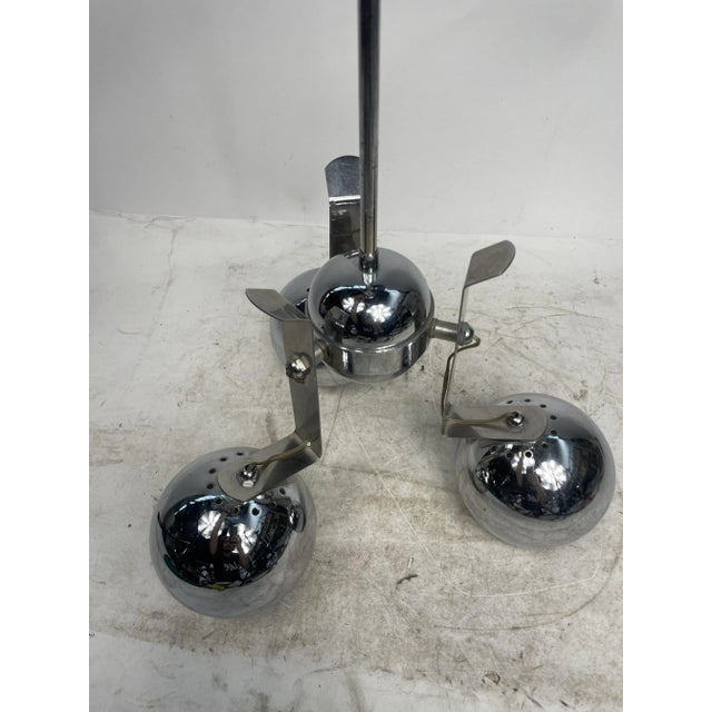 Vintage Space Age Steel Chandelier by Reggiani, 1960s For Sale - Image 15 of 17