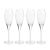Chartrons Bubble Champagne Flutes, Set of 4 For Sale - Image 4 of 4
