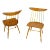 Mid-Century Modern Solid Maple Conant Ball Russel Right Sid Chairs - A Pair For Sale