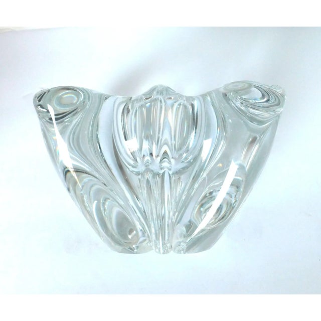 1950s Mid Century French Cristalleries De Baccarat Signed Crystal Bowl, Ashtray For Sale - Image 5 of 12