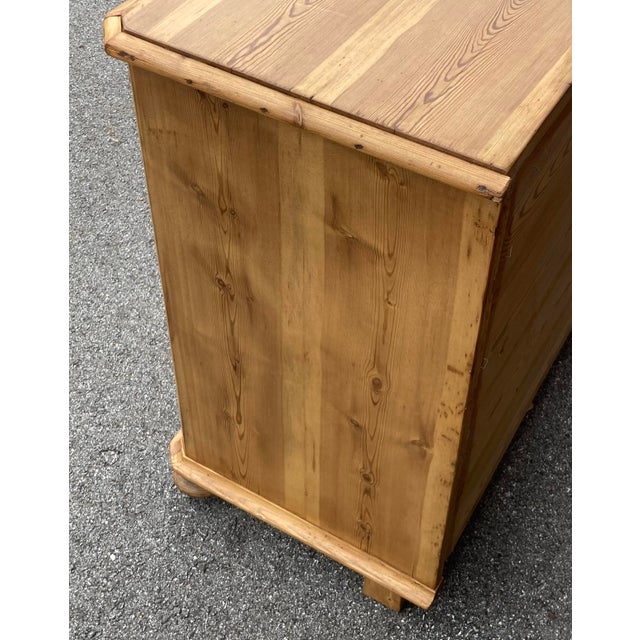 Pine Chest of Four Drawers For Sale - Image 10 of 14