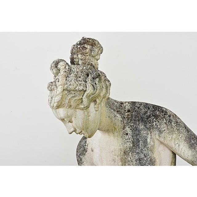 Early 20th Century English Reproduction Statue of La Baigneuse or Venus Bathing For Sale - Image 10 of 14