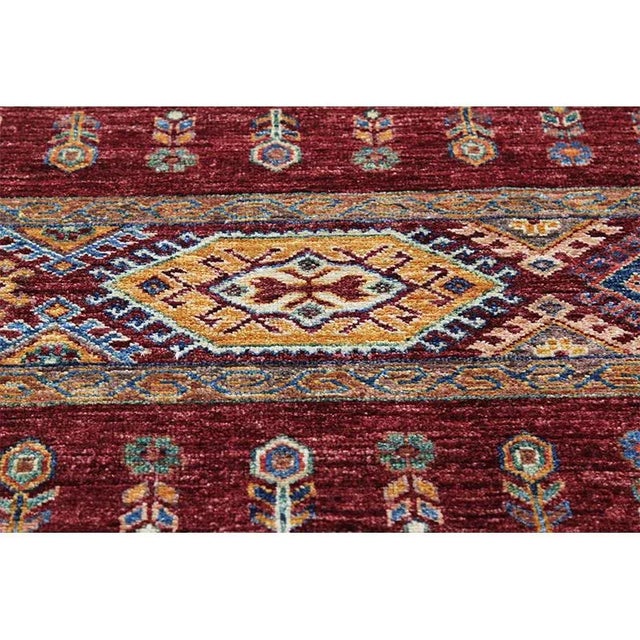Handwoven Turkeman Style Area Rug 5'10"×8'1" For Sale - Image 10 of 13