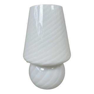 Vintage Swirl Lamp in Murano Glass For Sale