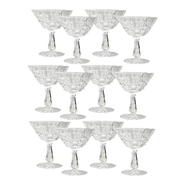 Waterford Kylemore Champagne Coupes, Set of 12 For Sale