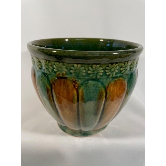1920s Ceramic Weller Art Pottery Jardiniere Cachepot For Sale - Image 10 of 12