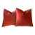Soft Vintage Velvet Orange/Coral/Melon Pillows, a Very Versatile Pair for Coastal, Cottage Core, Palm Beach Regency or Traditional Decor For Sale